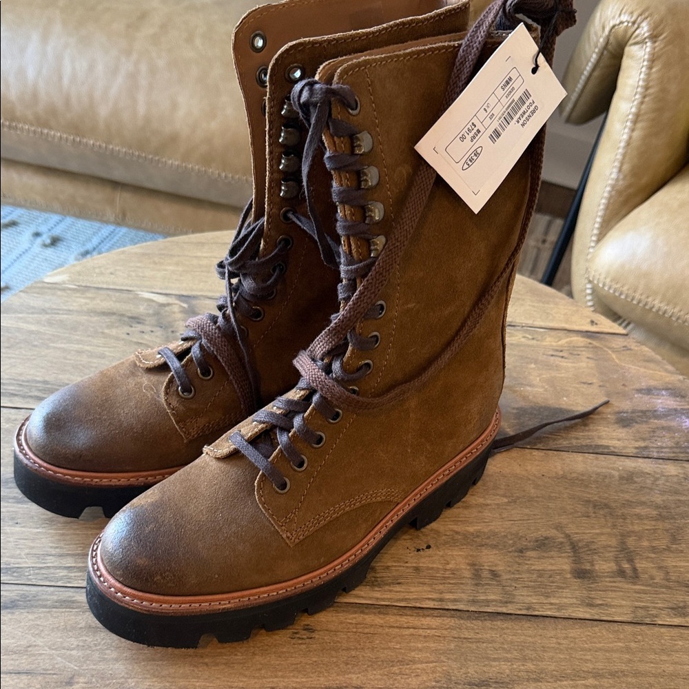 Grenson Brown Lace-Up women’s Boots 39-39.5-8 uk 6